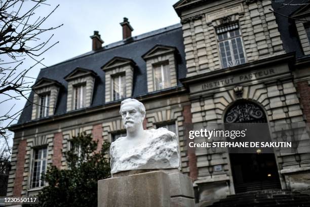 Picture taken on December 22, 2020 shows an outside view of the French scientist Louis Pasteur's appartment at the Pasteur museum, located in the...