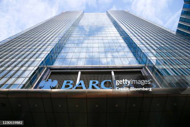 One Churchill Place skyscraper, the Barclays Plc headquarters, at Canary Wharf in London, U.K., on Thursday, Jan. 7, 2021. Persimmon Plc, the U.K.s...