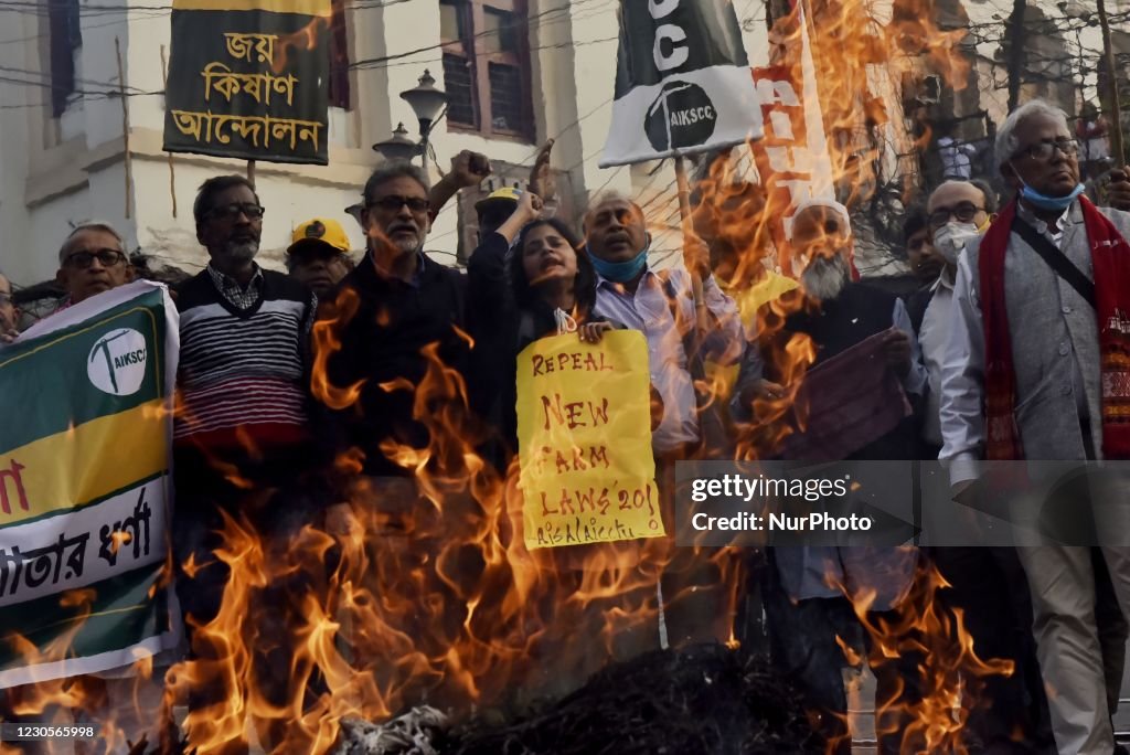 Farmers Protest In Kolkata