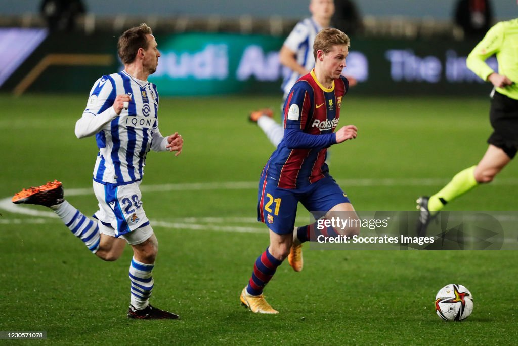 Real Sociedad v FC Barcelona - Spanish Super Cup