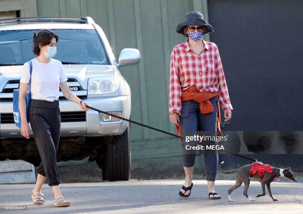 Celebrity Sightings In Los Angeles - January 14, 2021