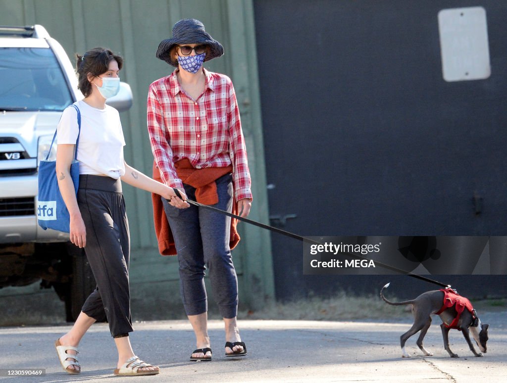 Celebrity Sightings In Los Angeles - January 14, 2021