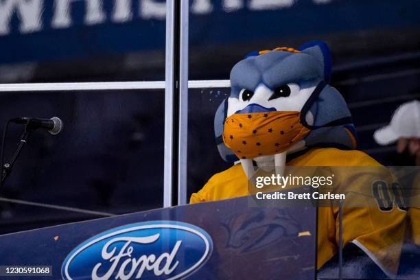 Preds Maskcot Nashville Predators Mascot Photos and Premium High Res Pictures - Getty ...