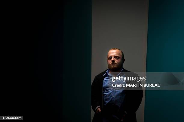 The son of French pianist Michel Petrucciani, Alexandre Petrucciani, poses during a photo session at the 64th Cannes Film Festival on May 13, 2011 in...