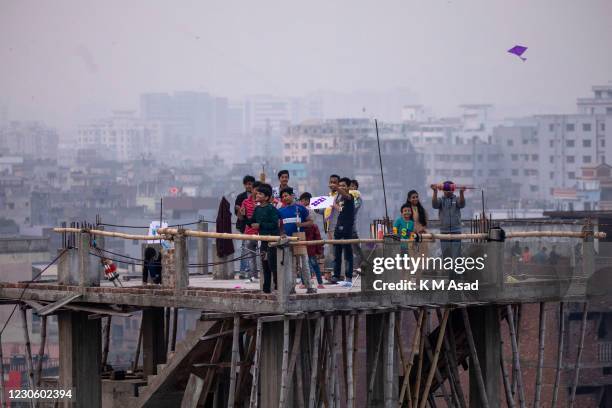 People from Old Dhaka enjoy posh Sankranti with different activities at old Dhaka in Bangladesh. Shakrain Festival is an annual celebration in Dhaka,...