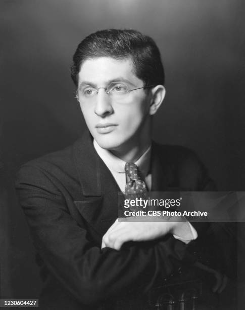 Composer/conductor Bernard Herrmann is photographed in May 1934 in New York, New York.