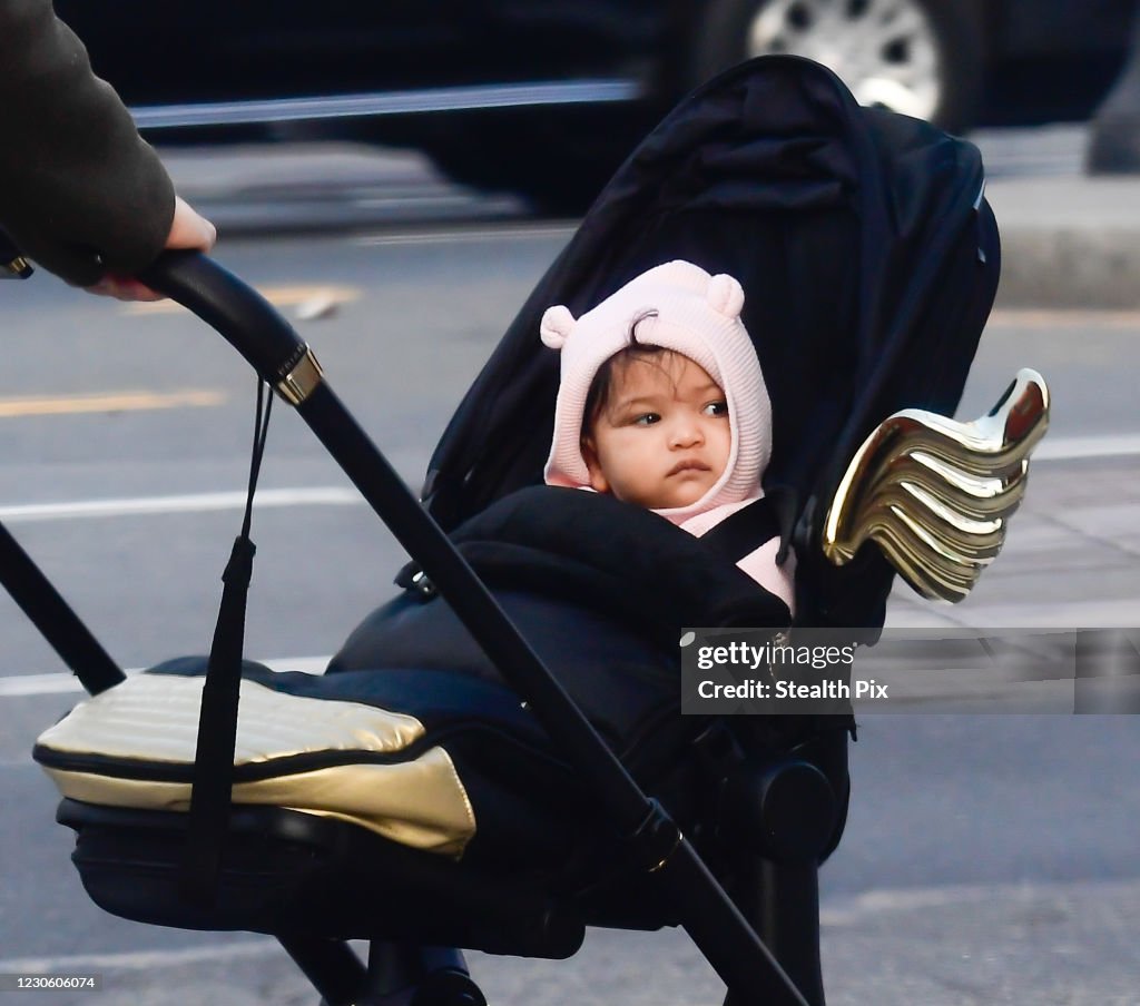 Joshua Jackson and Jodie Turner-Smith's baby, Janie Jackson, is seen