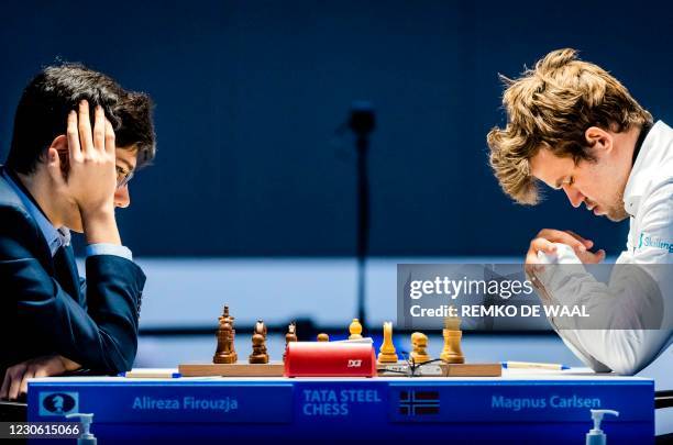 Iranian chess prodigy Alireza Firouzja , 17-years-old, plays against Norwegian chess grandmaster who is the current World Chess Champion Magnus...