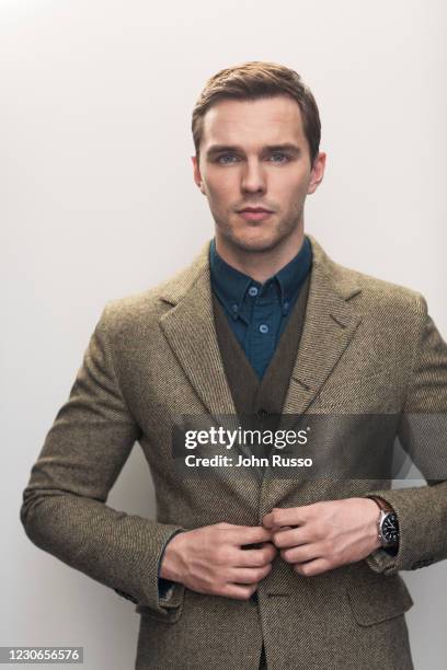 Actor Nicholas Hoult is photographed for 20th Century Fox on February 5, 2019 in New York, United States.