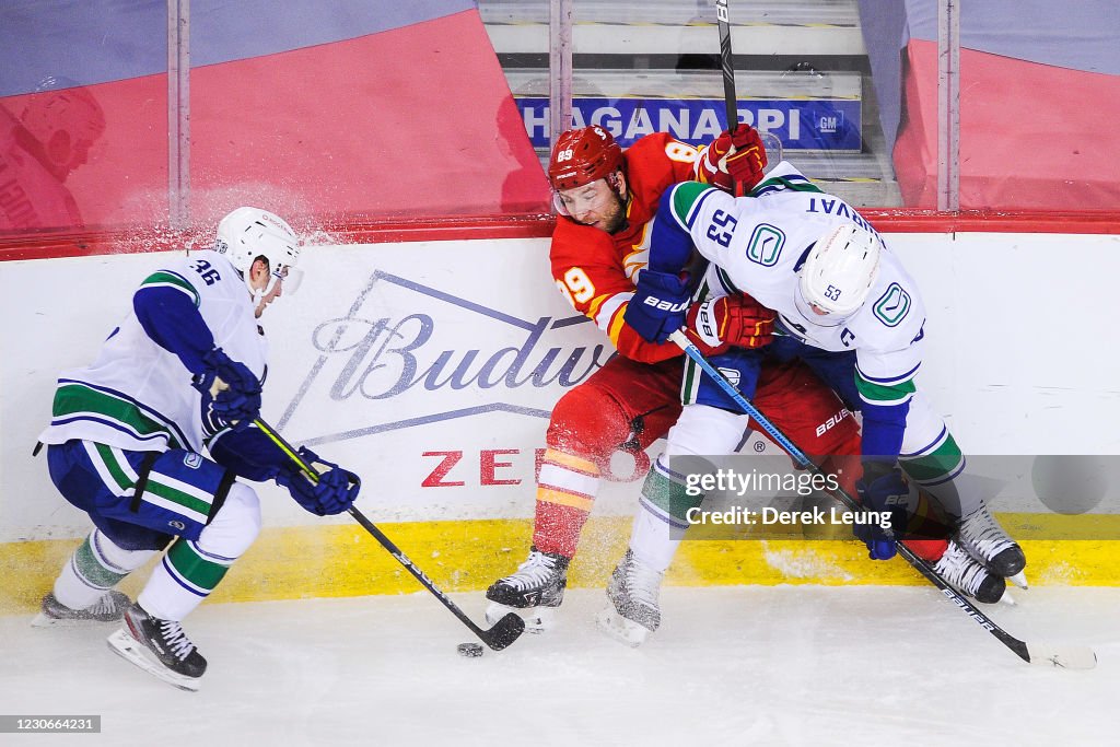 Vancouver Canucks v Calgary Flames