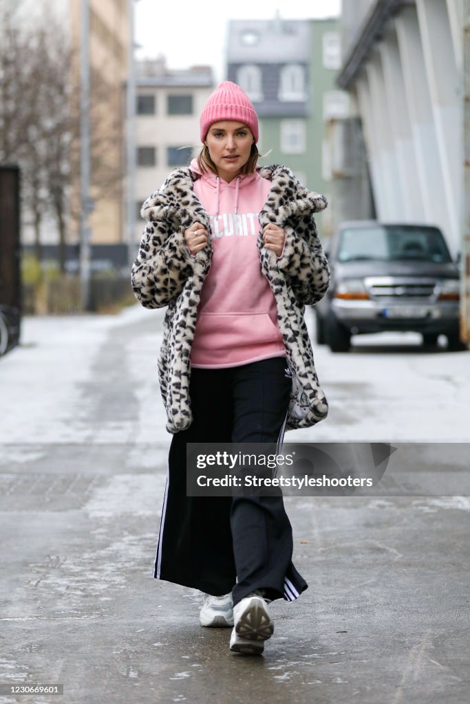 Street Style - Mercedes-Benz Fashion Week Berlin January 2021 - January 18, 2021