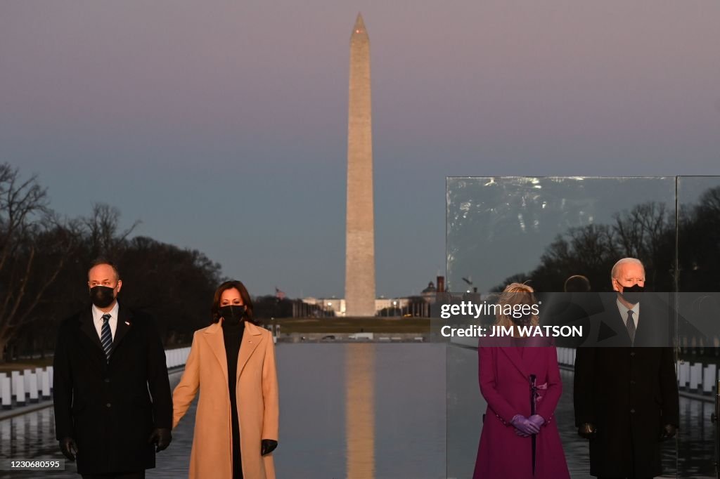 US-POLITICS-INAUGURATION-HEALTH-VIRUS-MEMORIAL