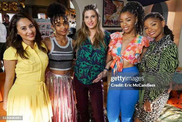 Gut Feeling" - The girls throw a surprise baby shower for Nomi, however she reveals shocking news about the circumstances of her pregnancy. Sky...