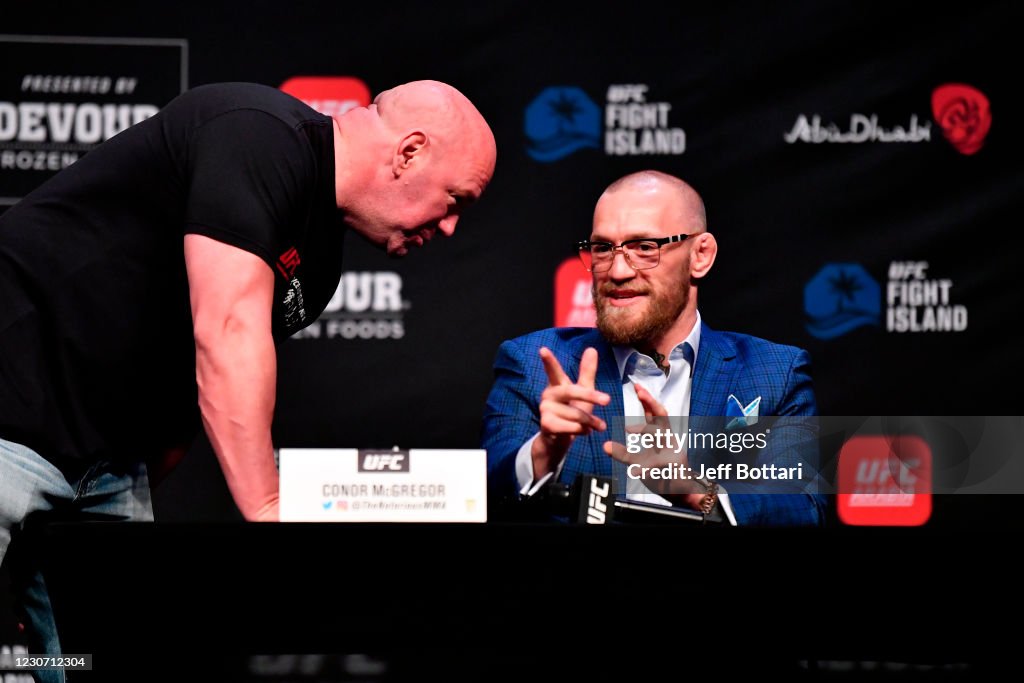 UFC 257: Poirier v McGregor Press Conference