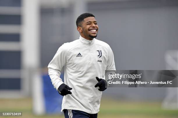 Wesley during a Juventus U23 Training Session at Juventus Center Vinovo on January 21, 2021 in Vinovo, Italy.