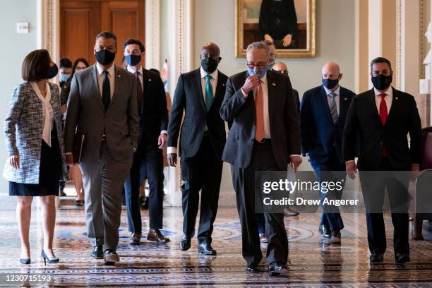 Sen. Catherine Cortez Masto , Sen. Alex Padilla , Sen. Jon Ossoff , Sen. Raphael Warnock , Senate Majority Leader Chuck Schumer , Sen. Mark Kelly ,...