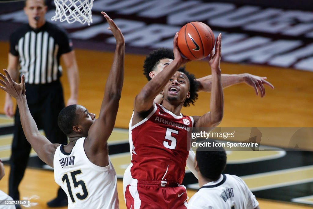 COLLEGE BASKETBALL: JAN 23 Arkansas at Vanderbilt
