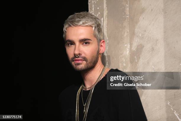 Bill Kaulitz during the ABOUT YOU Fashion Week, AYFW, MDLA show production at Kraftwerk on January 23, 2021 in Berlin, Germany.