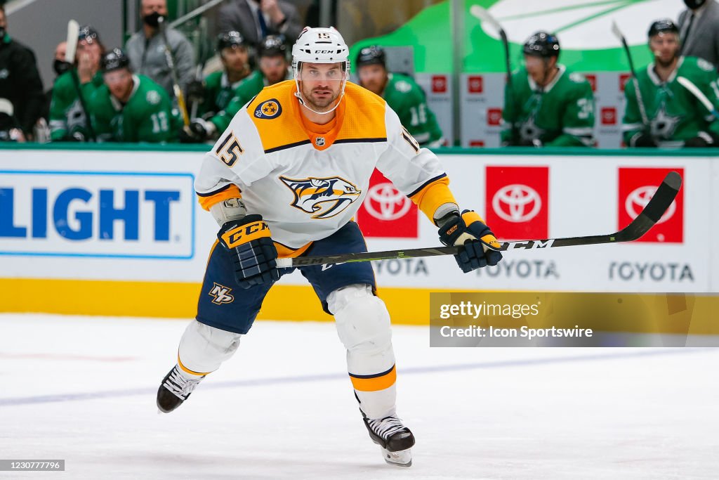 NHL: JAN 24 Predators at Stars