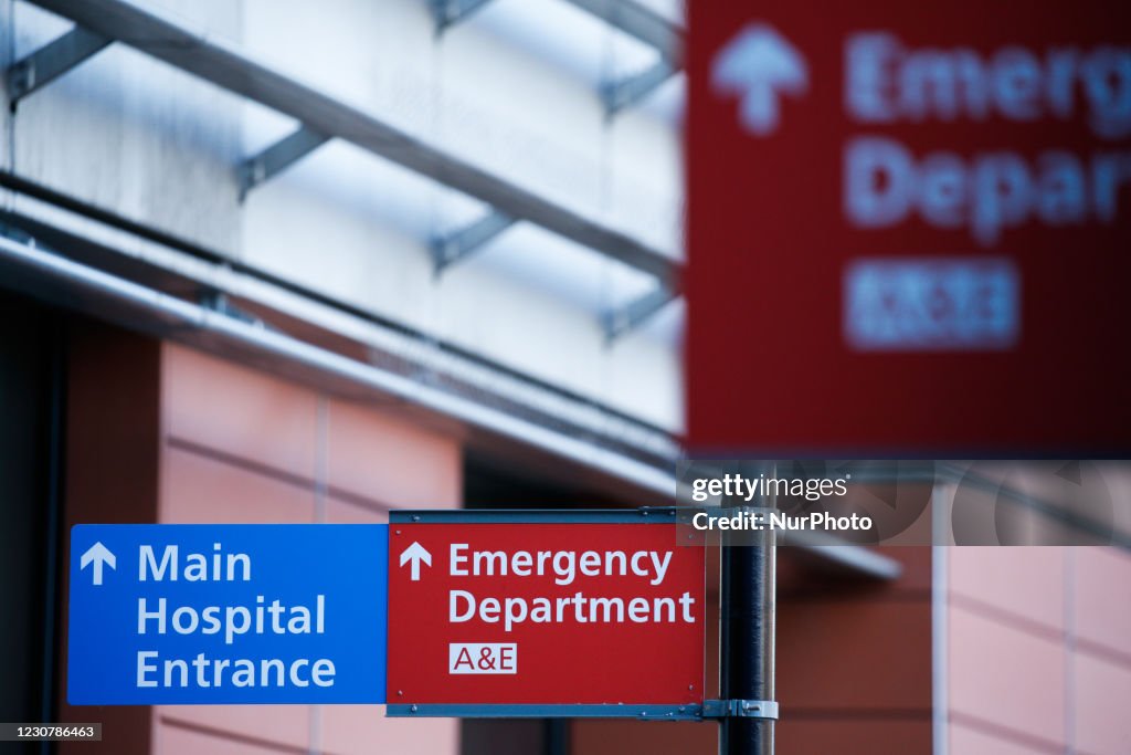 NHS Staff Work At Royal London Hospital Amid Coronavirus Crisis