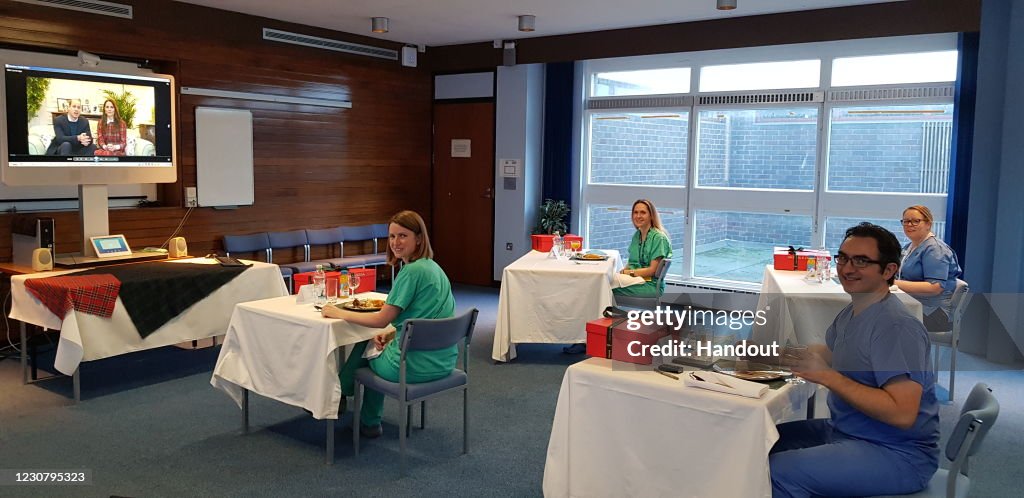 The Duke And Duchess Of Cambridge Send Burns Night Message To NHS Staff In Scotland