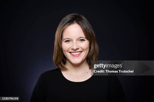 Jessica Rosenthal, leader of the youth organization of Germany's Social Democrats, poses for a photo during a portrait session on January 25, 2021 in...