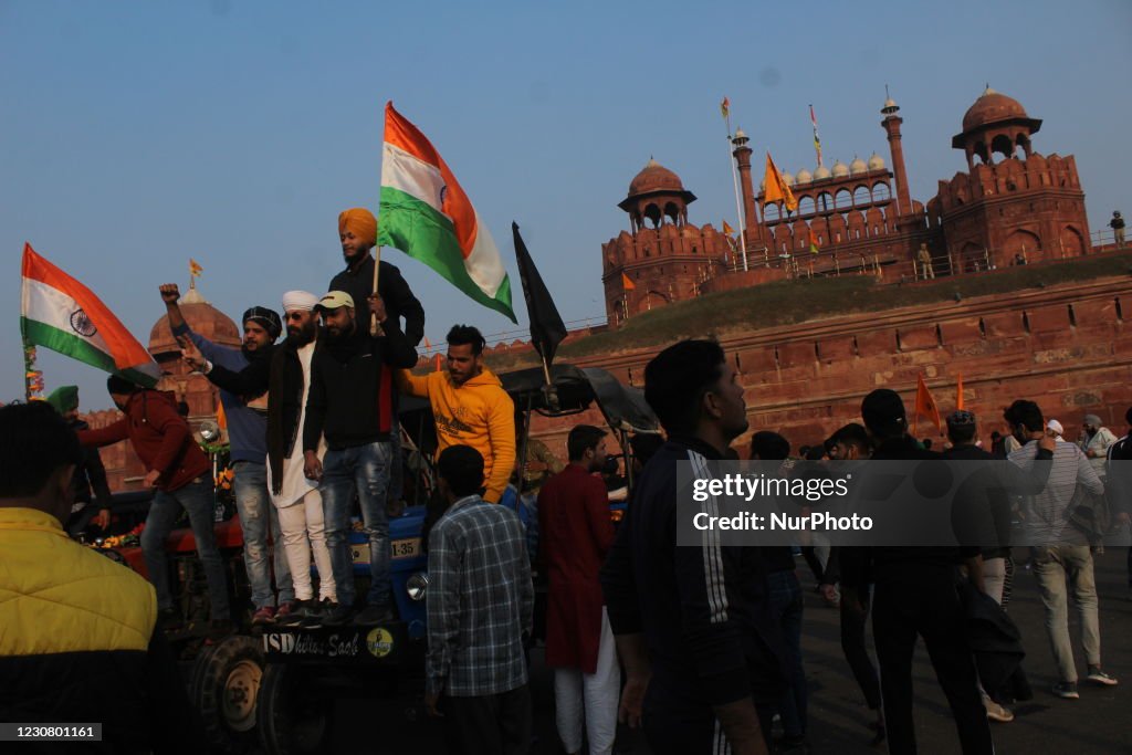 Farmers Protest Against Newly Passed Farm Bills In Delhi, India