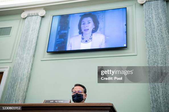 Sen. Gary Peters questions Gina Raimondo, nominee for Secretary of ...