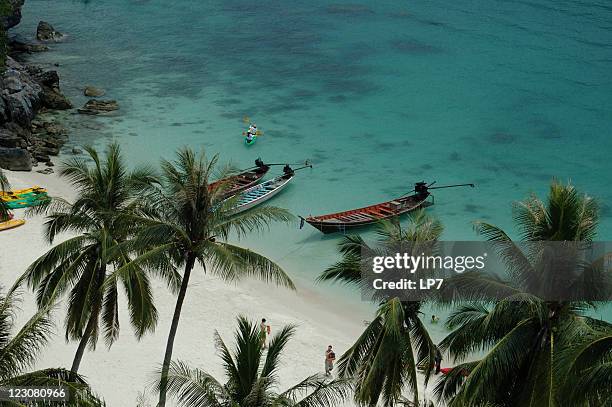 marina park beach thailand - atoll stock pictures, royalty-free photos & images