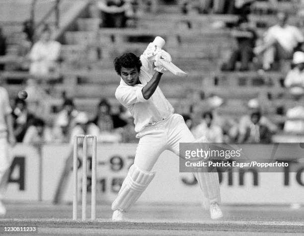 Sunil Gavaskar of India batting during his innings of 221 in the 4th Test match between England and India at The Oval, London, 4th September 1979....