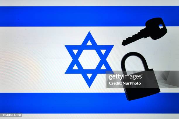 Israeli Padlocks 274 High Impact Font Stock Photos, High-Res Pictures, and Images ...