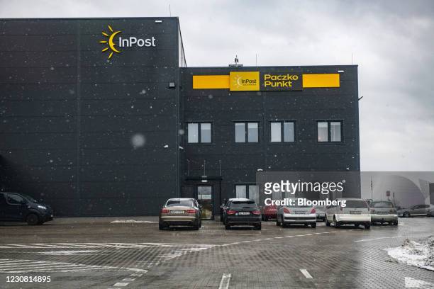 The InPost SA sorting facility in Bronisze, Poland, on Wednesday, Jan. 27, 2021. InPost soared in Amsterdam trading after its shareholders raised 2.8...