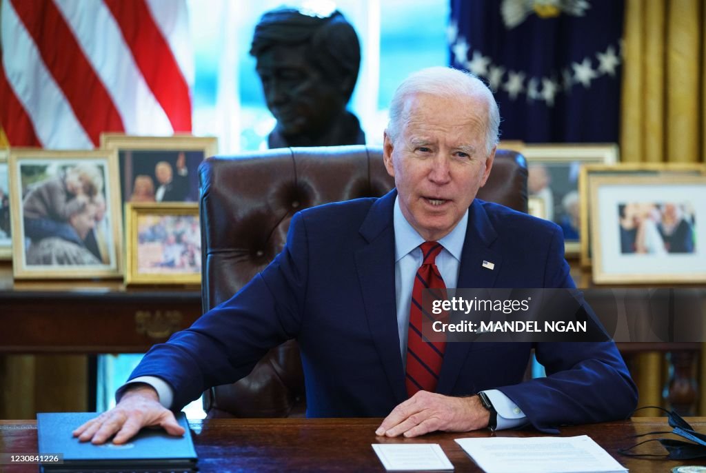 TOPSHOT-US-politics-BIDEN-health