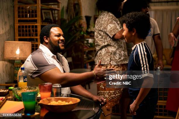 Working The Gimmick" -- Pictured: Nate Jackson as Junkyard Dog, Adrian Groulx as Dwayne --