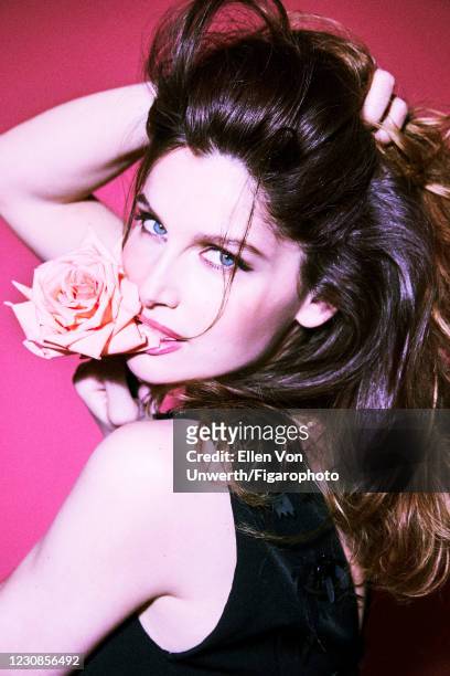 Actress Laetitia Casta poses for a portrait on May 18, 2020 in Paris, France.