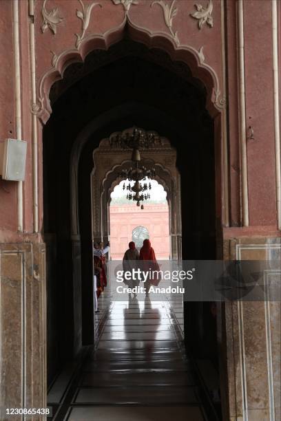 View of Badshahi Mosque is seen in Lahore, Pakistan on December 14, 2020. Lahore, the largest city of Pakistan's Punjab province, is described as the...