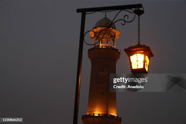 View of Badshahi Mosque is seen in Lahore, Pakistan on December 14, 2020. Lahore, the largest city of Pakistan's Punjab province, is described as the...