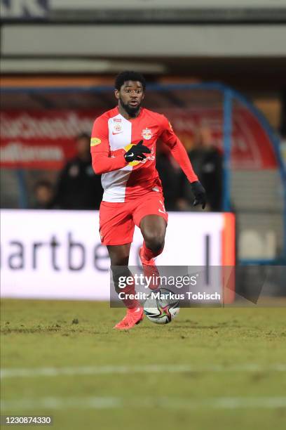 Sekou Koita of Salzburg during the Tipico Bundesliga match between TSV prolactal Hartberg and FC Red Bull Salzburg at Profertil Arena on January 30,...