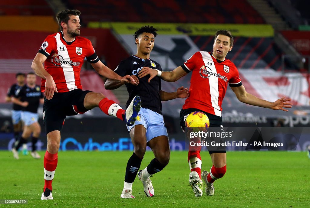 Southampton v Aston Villa - Premier League - St Mary's Stadium