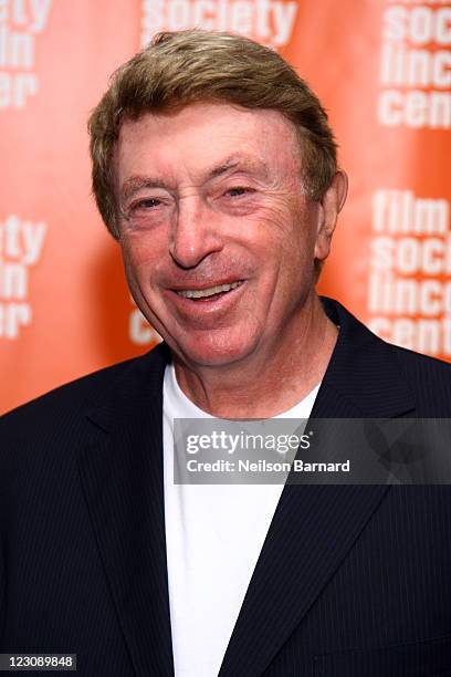 Director Larry Cohen attends Film Comment Selects: An Evening with Larry Cohen at Walter Reade Theater on August 30, 2011 in New York City.