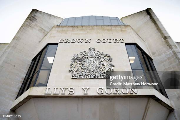 General view of Swansea Crown Court on February 1 in Swansea, Wales. Retired teacher John ap Evans, of Northgate Street, Pembroke, is due to be...