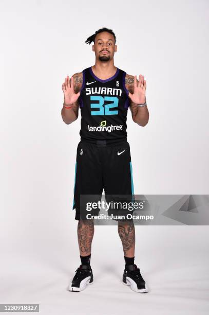 McDaniels of the Greensboro Swarm poses for a portrait during NBA G League Content Day on February 1, 2021 at Northwest Pavilion in Orlando, Florida....