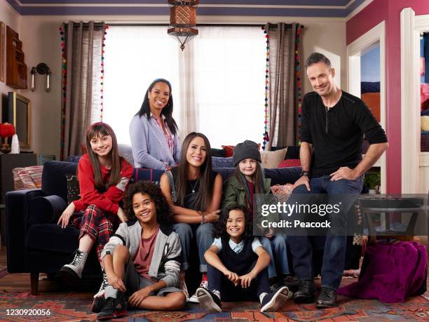 Season: Pilot -- Pictured: Lauren Lindsey Donzis as Hannah, Noah Cottrell as Diego, Cherie Johnson as Cherie, Soleil Moon Frye as Punky, Oliver De...