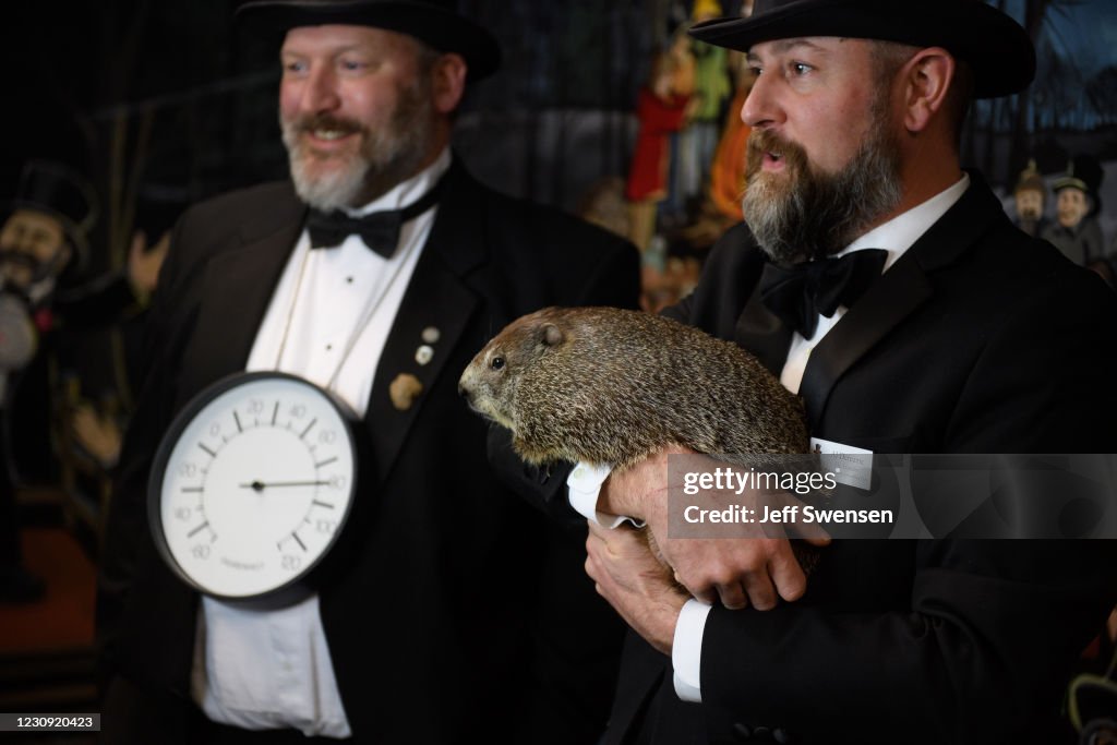 Annual Groundhog's Day Tradition In Punxsutawney, Pennsylvania Will Take Place Without The Usual Crowd