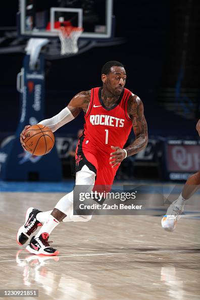 John Wal Rockets John Wall of the Houston Rockets handles the ball against the... News ...