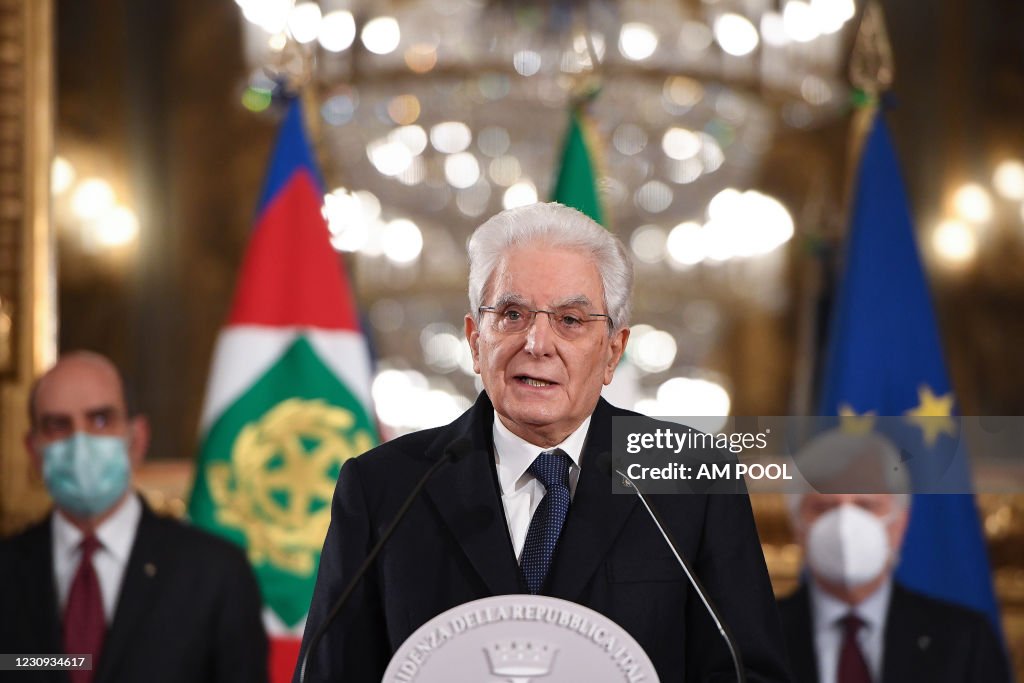Roberto Fico Is Received At The Quirinale