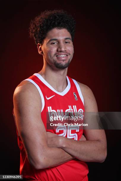 Bennie Boatwright of the Memphis Hustle poses for a portrait during NBA G League Content Day on February 3, 2021 at the Northwest Pavilion in...