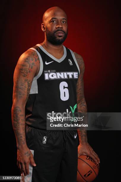 Bobby Brown of Team Ignite poses for a portrait during NBA G League Content Day on February 4, 2021 at Northwest Pavilion in Orlando, Florida. NOTE...