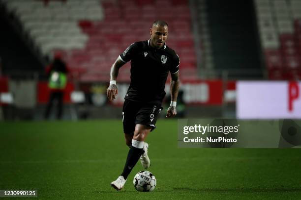 Ricardo Quaresma of Vitoria SC in action during the Portuguese League football match between SL Benfica and Vitoria SC at the Luz stadium in Lisbon,...