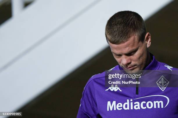 Aleksandr Kokorin of ACF Fiorentinaduring the Serie A match between ACF Fiorentina and FC Internazionale at Stadio Artemio Franchi, Florence, Italy...